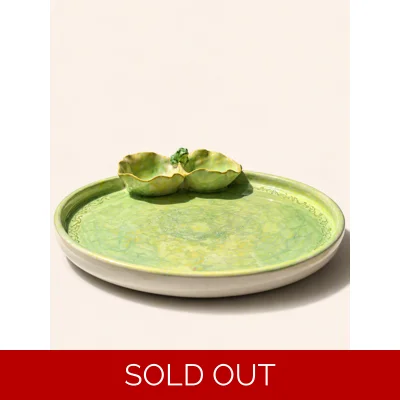 Frog & Lily Platter